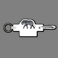 Key Clip W/ Key Ring & Elephant Key Tag